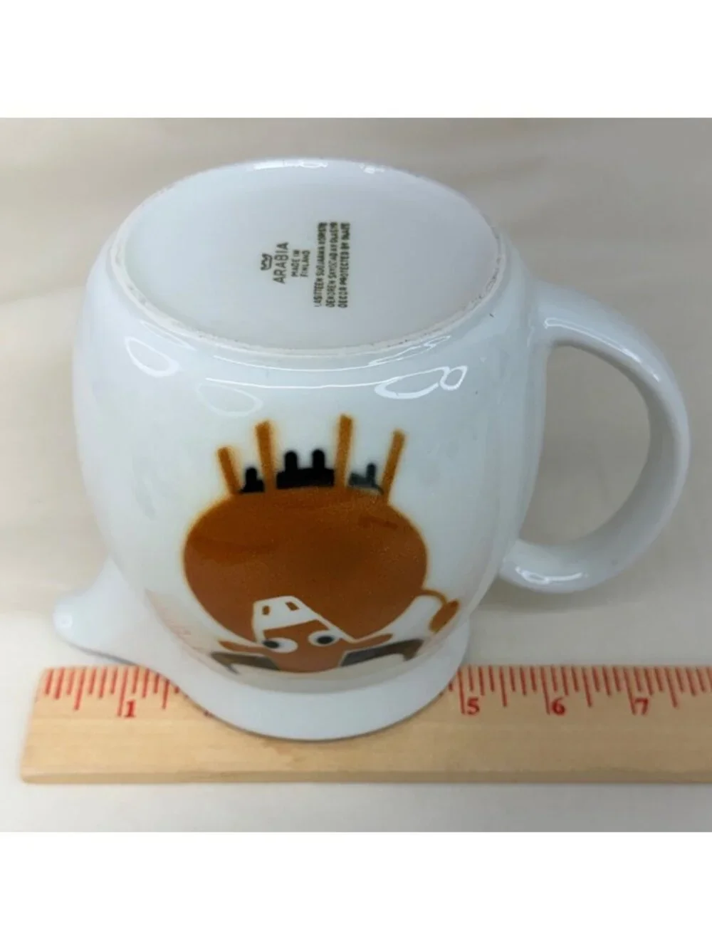 Arabia Finland Heluna Brown Bull Cow Kaj Franck Anja Juurikkala Pitcher